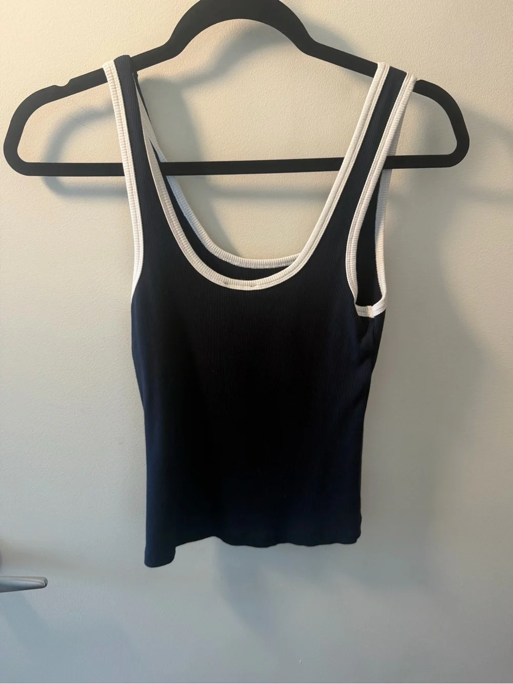 Dynamite Navy Tank Top with White Trim